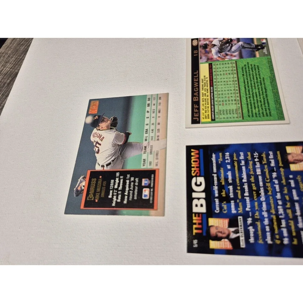 MLB Baseball Card Star Lot Ken Griffey Jr Jeff Bagwell David Ortiz Vladimir...